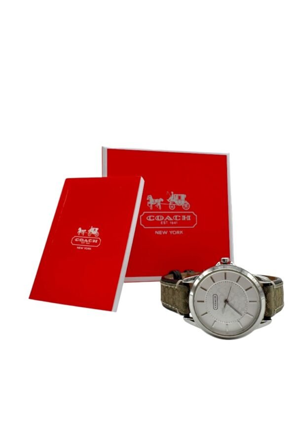 COACH - LEATHER QUARTZ WATCH
